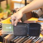 Ví da kéo khoá dáng ngang sang trọng tiện lợi Lano VDN084