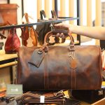 Túi trống du lịch da bò có ngăn đựng giày Lano TT29
