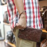 Ví da cầm tay nam handmade 1 khoá kéo sang trọng tiện lợi Lano VCTN083