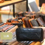 Ví da nam cầm tay handmade cao cấp 1 khoá kéo khoẻ khoắn nam tính Lano VCTN085