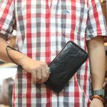 Ví da nam cầm tay handmade cao cấp 1 khoá kéo khoẻ khoắn nam tính Lano VCTN085