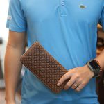 Ví da nam cầm tay khoá kéo sang trọng nam tính Lano VCTN082