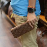 Ví da nam cầm tay khoá kéo sang trọng nam tính Lano VCTN082