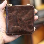 Ví da nam handmade kéo khoá sang trọng khoẻ khoắn Lano VDN091