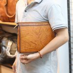 Túi da Clutch cầm tay nam thời trang sang trọng Lano CLT60