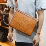 Túi da Clutch cầm tay nam thời trang sang trọng Lano CLT60