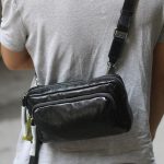 Túi da đeo chéo nam thời trang dáng ngang gọn gàng tiện lợi Lano KT205