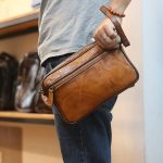 Túi da nam đeo chéo kết hợp cầm tay sang trọng lịch lãm Lano KT204