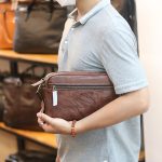 Túi da nam đeo chéo kết hợp cầm tay sang trọng lịch lãm Lano KT204