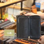 Ví da cầm tay 1 khoá kéo mẫu thiết kế Lano VCTK02