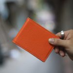 Ví da kẹp tiền handmade nhiều màu sắc Lano VKT02