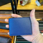 Ví da kẹp tiền handmade nhiều màu sắc Lano VKT02
