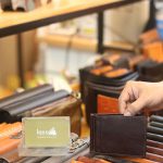 Ví da kẹp tiền handmade nhiều màu sắc Lano VKT02