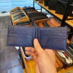 Ví da kẹp tiền handmade nhiều màu sắc Lano VKT02