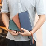 Ví cầm tay da bò handmade thời trang lịch lãm Lano VCTK04