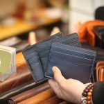 Ví da nam mini đựng thẻ card holder nhỏ gọn tiện lợi Lano VDNTK05