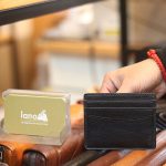 Ví da nam mini đựng thẻ card holder nhỏ gọn tiện lợi Lano VDNTK05