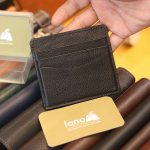 Ví da nam mini đựng thẻ card holder nhỏ gọn tiện lợi Lano VDNTK05