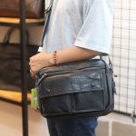 Túi da nam dáng ngang thời trang sang trọng Lano KT207