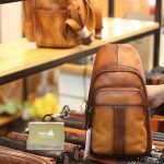 Túi da đeo trước ngực đeo lưng thời trang phong cách mới Lano TDL85