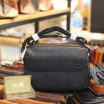 Túi đeo chéo nam cao cấp dáng ngang da thật KT214