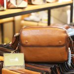 Túi đeo chéo nam cao cấp dáng ngang da thật KT214