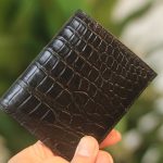 Ví da cá sấu khâu tay thủ công mẫu thiết kế Lano VCSTK06
