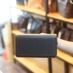 Ví da nam cầm tay 2 khoá kéo Lano VCTN089