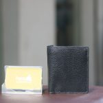 Ví da nam handmade dáng đứng có ngăn khoá bí mật Lano Vdntk09