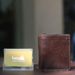 Ví da nam handmade dáng đứng có ngăn khoá bí mật Lano Vdntk09