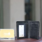 Ví da nam handmade dáng đứng có ngăn khoá bí mật Lano Vdntk09