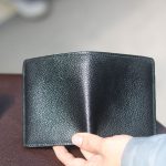 Ví da nam handmade dáng đứng có ngăn khoá bí mật Lano Vdntk09
