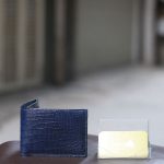 Ví handmade da cá sấu cao cấp dáng ngang 2 mặt Lano VCSTK010