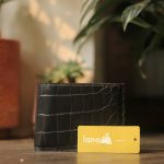 Ví handmade da cá sấu cao cấp dáng ngang 2 mặt Lano VCSTK010