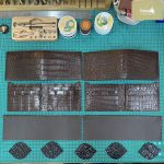 Ví handmade da cá sấu cao cấp dáng ngang 2 mặt Lano VCSTK010