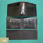 Ví handmade da cá sấu cao cấp dáng ngang 2 mặt Lano VCSTK010