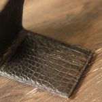 Ví handmade da cá sấu cao cấp dáng ngang 2 mặt Lano VCSTK010