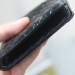 Ví handmade da cá sấu cao cấp dáng ngang 2 mặt Lano VCSTK010