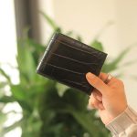 Ví handmade da cá sấu cao cấp dáng ngang 2 mặt Lano VCSTK010