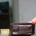 Túi da đeo bụng nhỏ gọn tiện lợi Lano TDB30