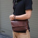 Túi da đeo ngực thời trang sang trọng mẫu mới Lano TDL87