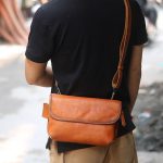 Túi da đeo ngực thời trang sang trọng mẫu mới Lano TDL87