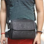 Túi da nam đeo chéo dáng ngang thời trang lịch lãm KT215