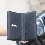 Ví cầm tay nam 2 gấp handmade khâu tay thủ công Lano VCTK06
