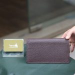 Ví cầm tay nam 2 gấp handmade khâu tay thủ công Lano VCTK06