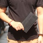 Ví cầm tay nam 2 gấp handmade khâu tay thủ công Lano VCTK06
