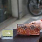 Ví da cầm tay cho nữ cúc bấm Lano VCTN091