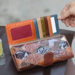 Ví da cầm tay cho nữ cúc bấm Lano VCTN091