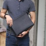 Clutch da bò cầm tay nam mẫu handmade Lano CLTK01