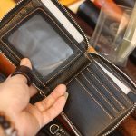 Ví da nam kéo khóa thiết kế Lano